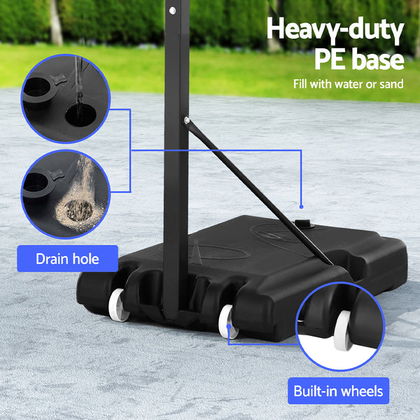 Everfit 2.6M Basketball Hoop Stand System Portable Kid Everfit