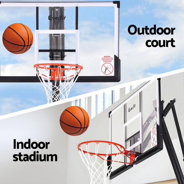 Everfit 3.05M Basketball Hoop Stand System Portable Height Adjustable Net Ring Awezingly