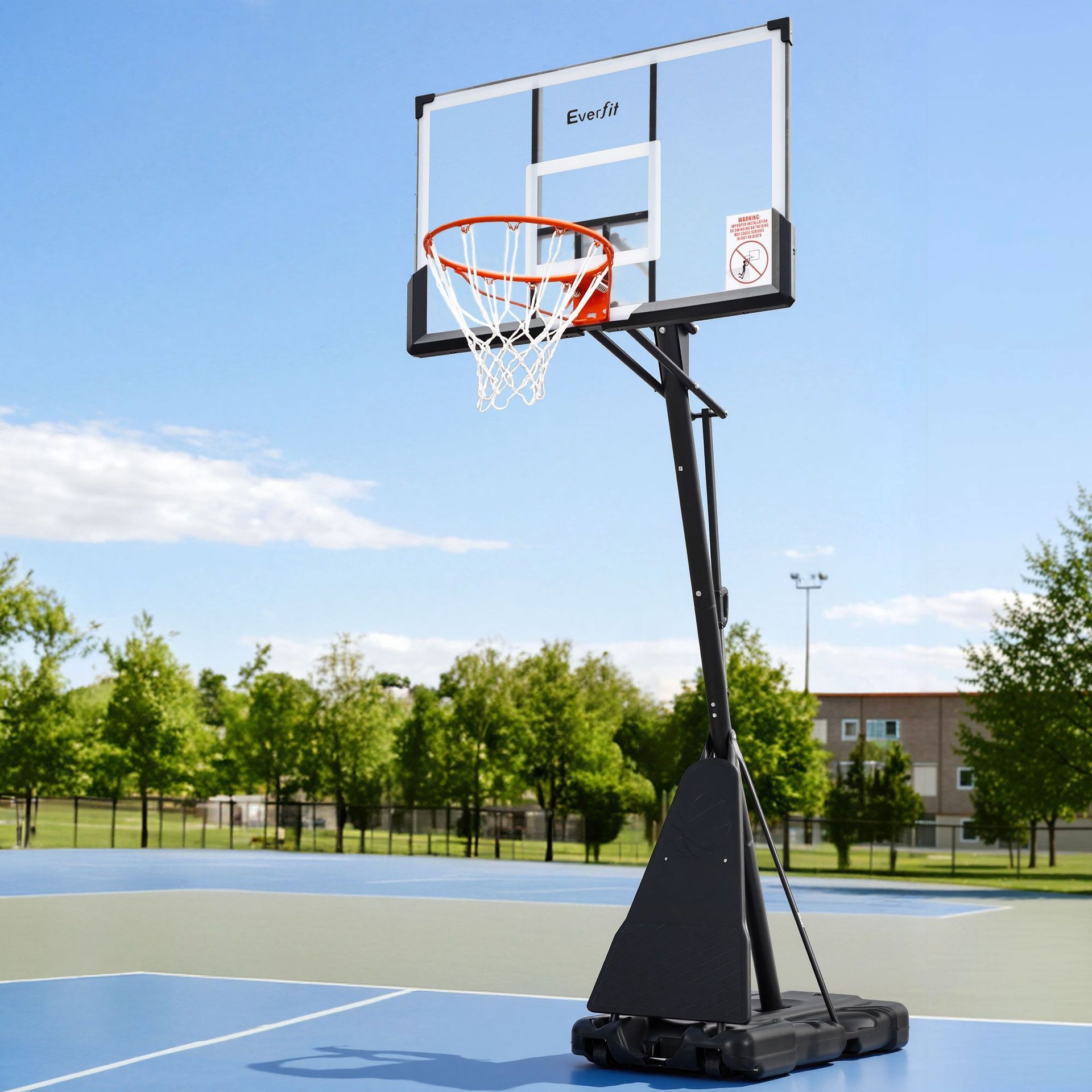 Everfit 3.05M Basketball Hoop Stand System Portable Height Adjustable Net Ring Awezingly