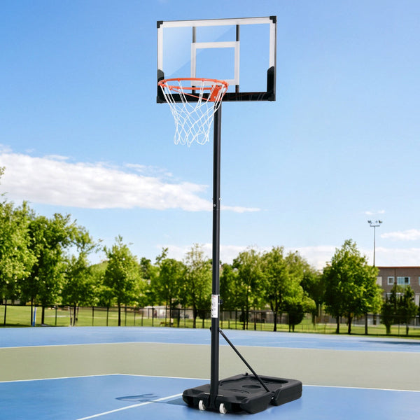 Everfit 3.05M Basketball Hoop Stand System Portable Height Adjustable w/ Knob Everfit
