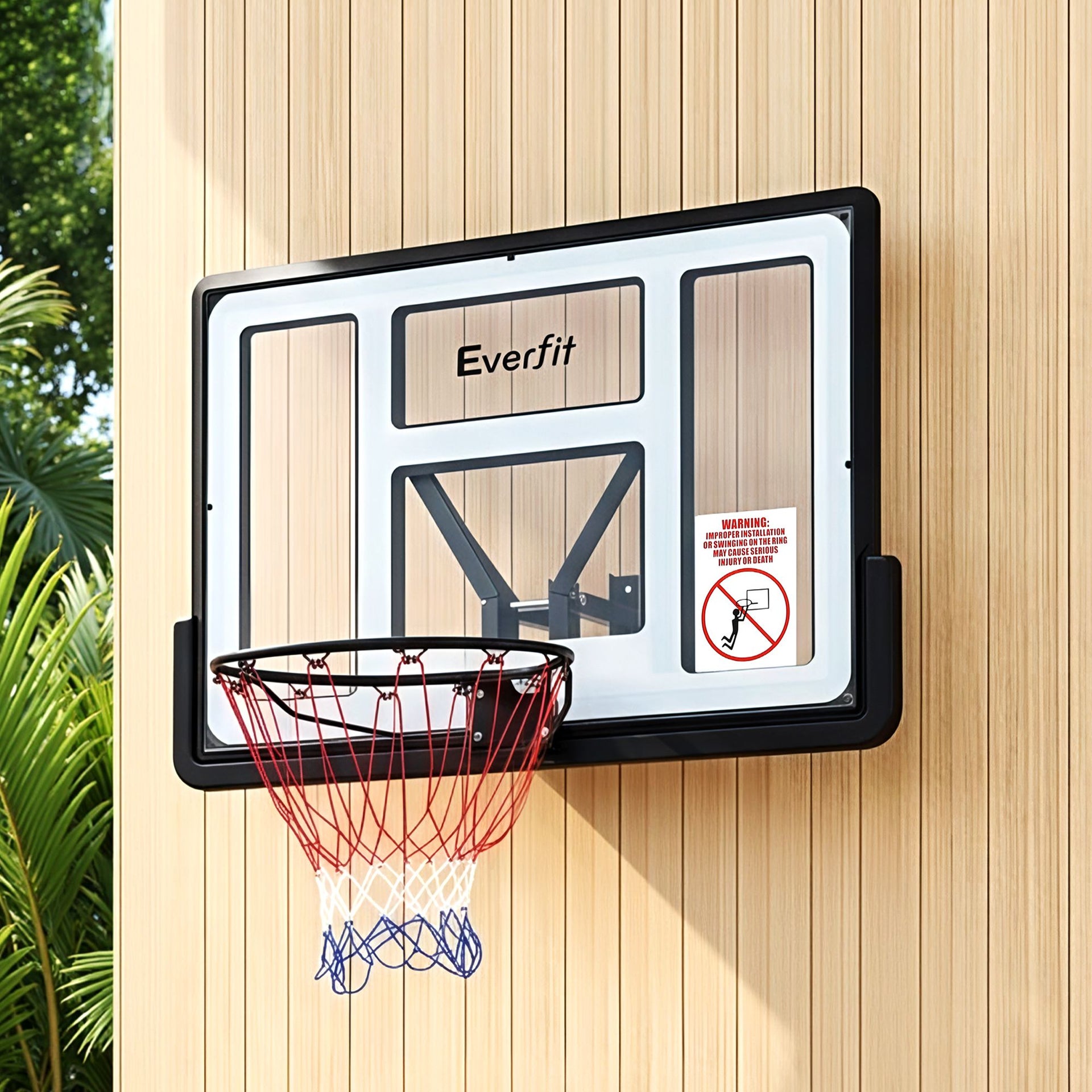 Everfit 43-Inch Wall Mount Kids Basketball Hoop Backboard Outdoor Sports Awezingly