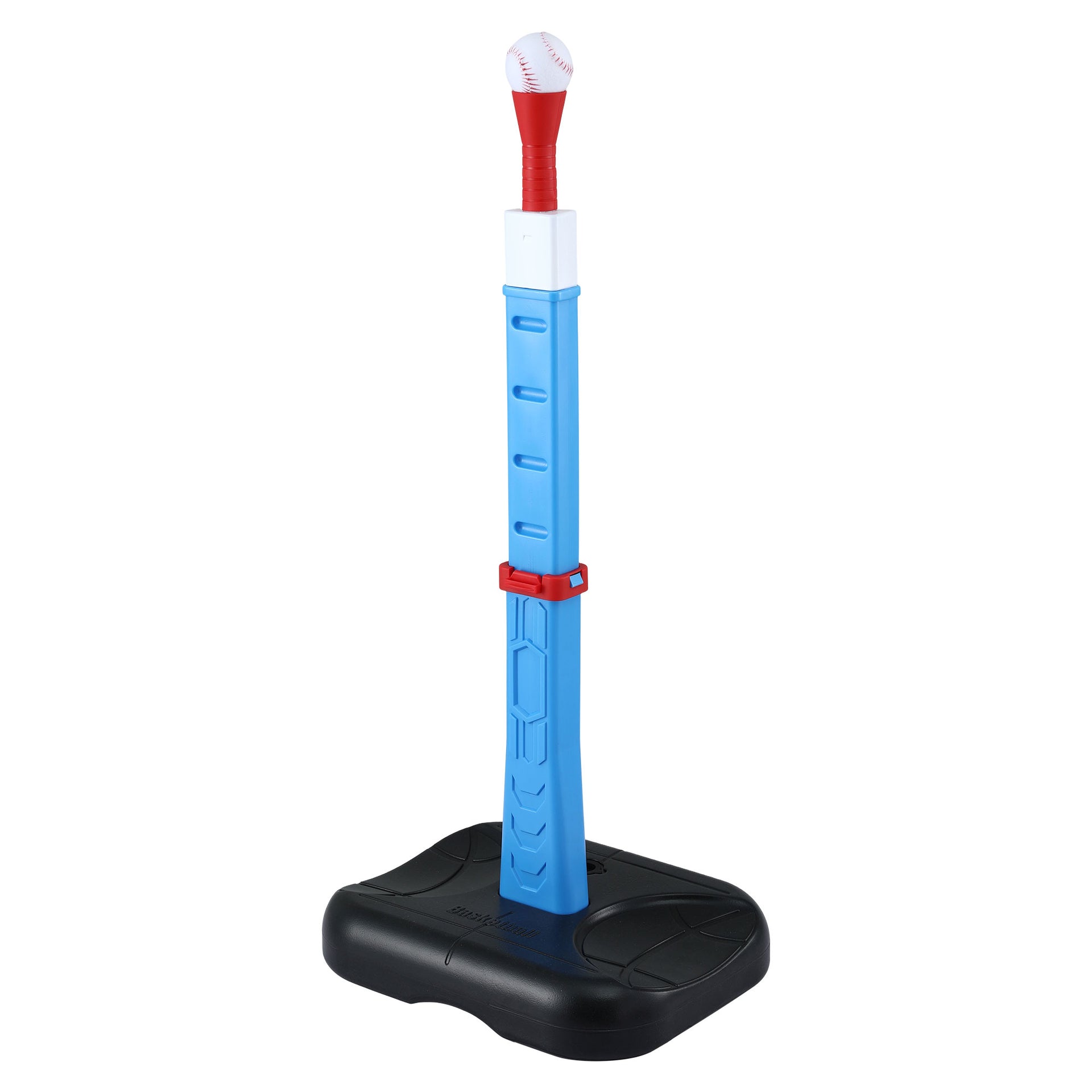 Keezi Kids Basketball Hoop Stand Baseball Set Adjustable Height Sports Toys Blue Awezingly