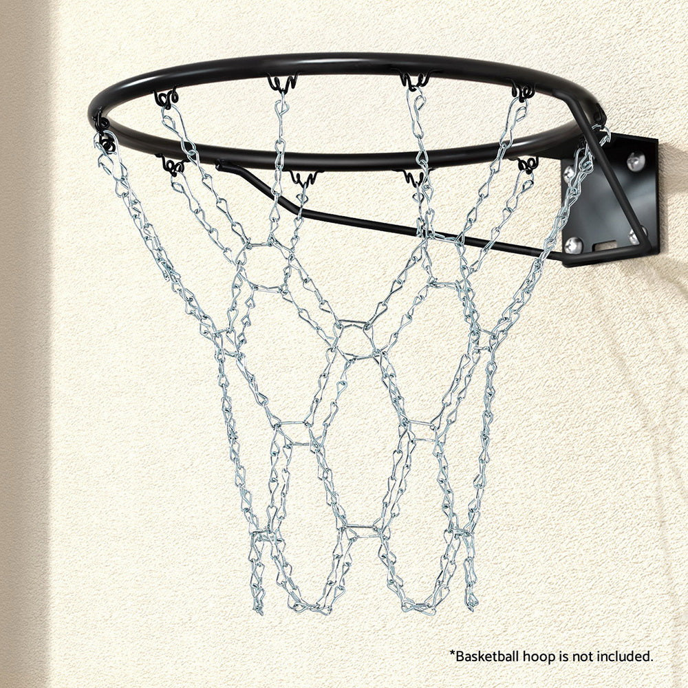 Everfit Basketball Ring Metal Braided Chain Net 12 Loop Everfit