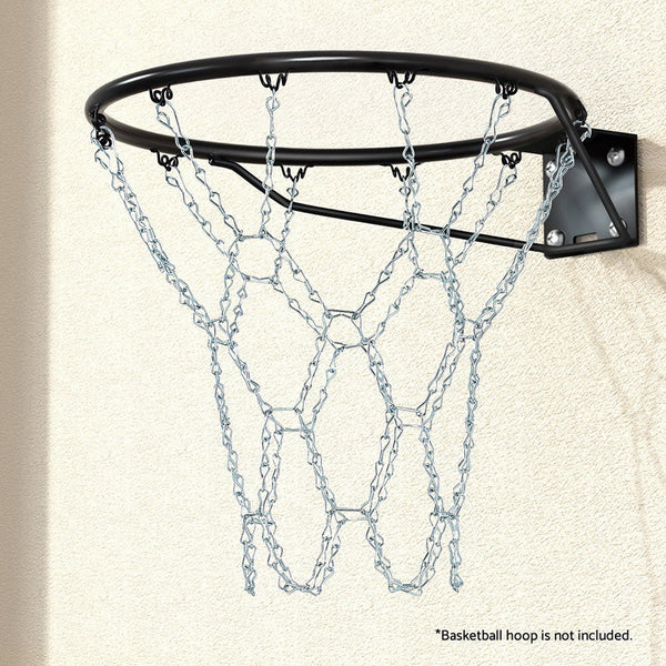 Everfit Basketball Ring Metal Braided Chain Net 12 Loop Everfit