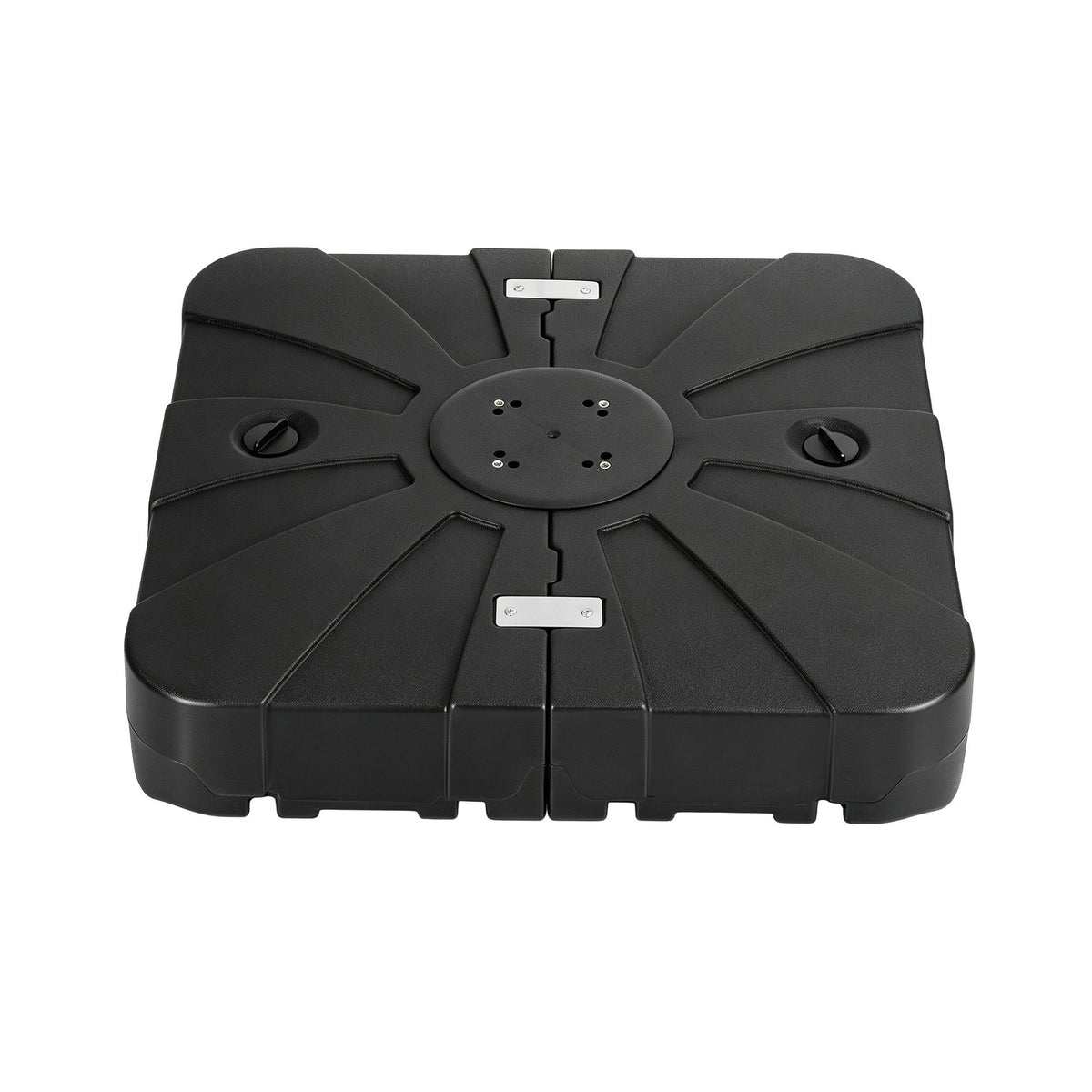 Instahut Outdoor Umbrella Base 2 Fillable 60kg Cantilever Umbrella Base with Wheels 84cm Awezingly
