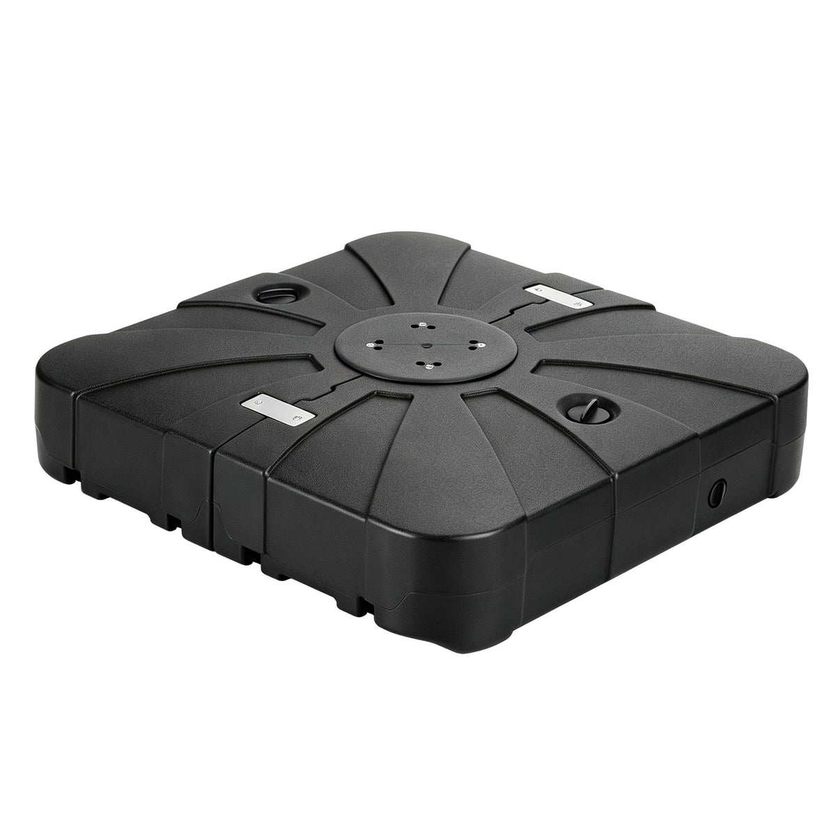 Instahut Outdoor Umbrella Base 2 Fillable 60kg Cantilever Umbrella Base with Wheels 84cm Awezingly