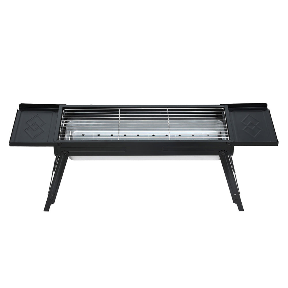 Grillz Charcoal BBQ Grill Smoker Portable Barbecue Outdoor Foldable Camping Awezingly