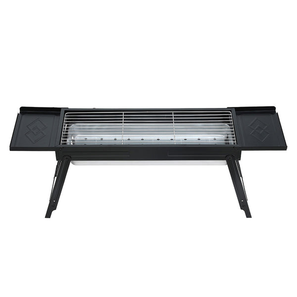 Grillz Charcoal BBQ Grill Smoker Portable Barbecue Outdoor Foldable Camping Awezingly