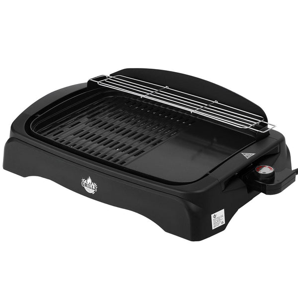 Grillz 1950W Electric BBQ Grill Non-stick Plate for Indoor Outdoor Awezingly