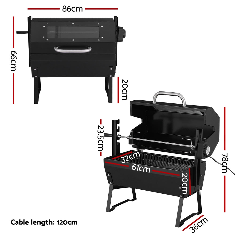 Grillz BBQ Grill Charcoal Electric Smoker Roaster Awezingly