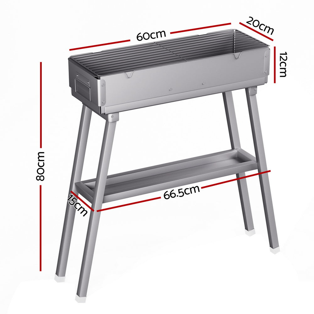 Grillz BBQ Grill Charcoal Smoker Portable Barbecue Awezingly