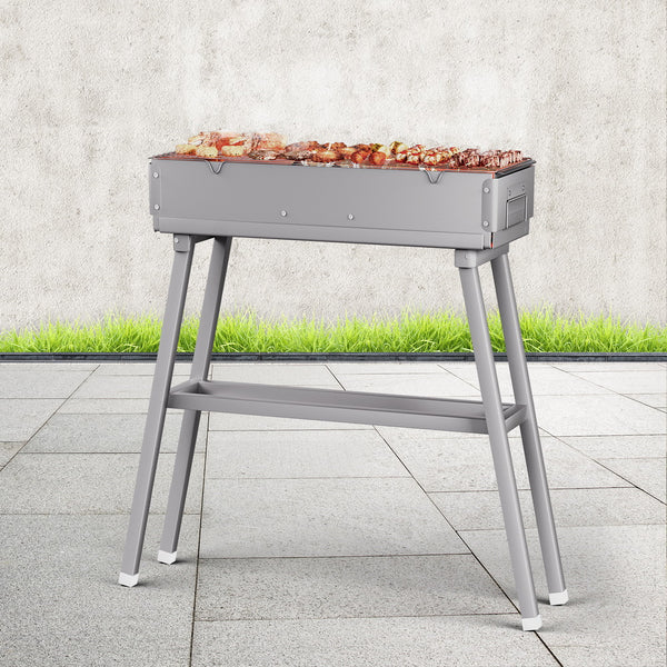 Grillz BBQ Grill Charcoal Smoker Portable Barbecue Awezingly