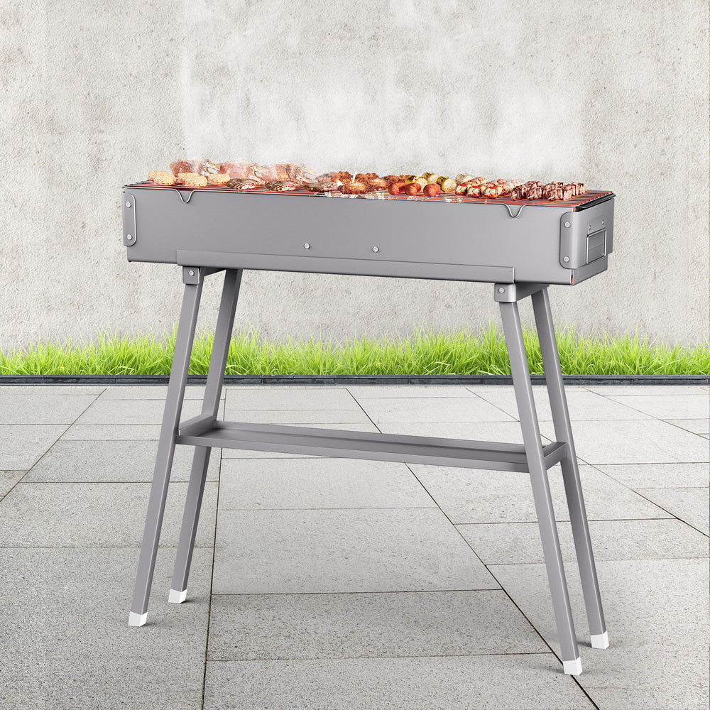 Grillz BBQ Grill Charcoal Smoker Barbecue Portable Awezingly