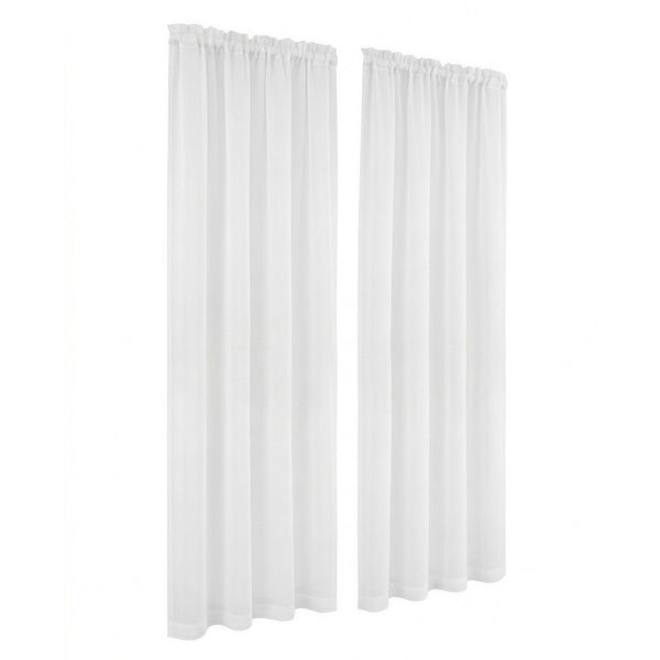 Artiss Blockout Curtains 2X 132x213cm Light Filtering Window Drapes Rod Pocket Awezingly