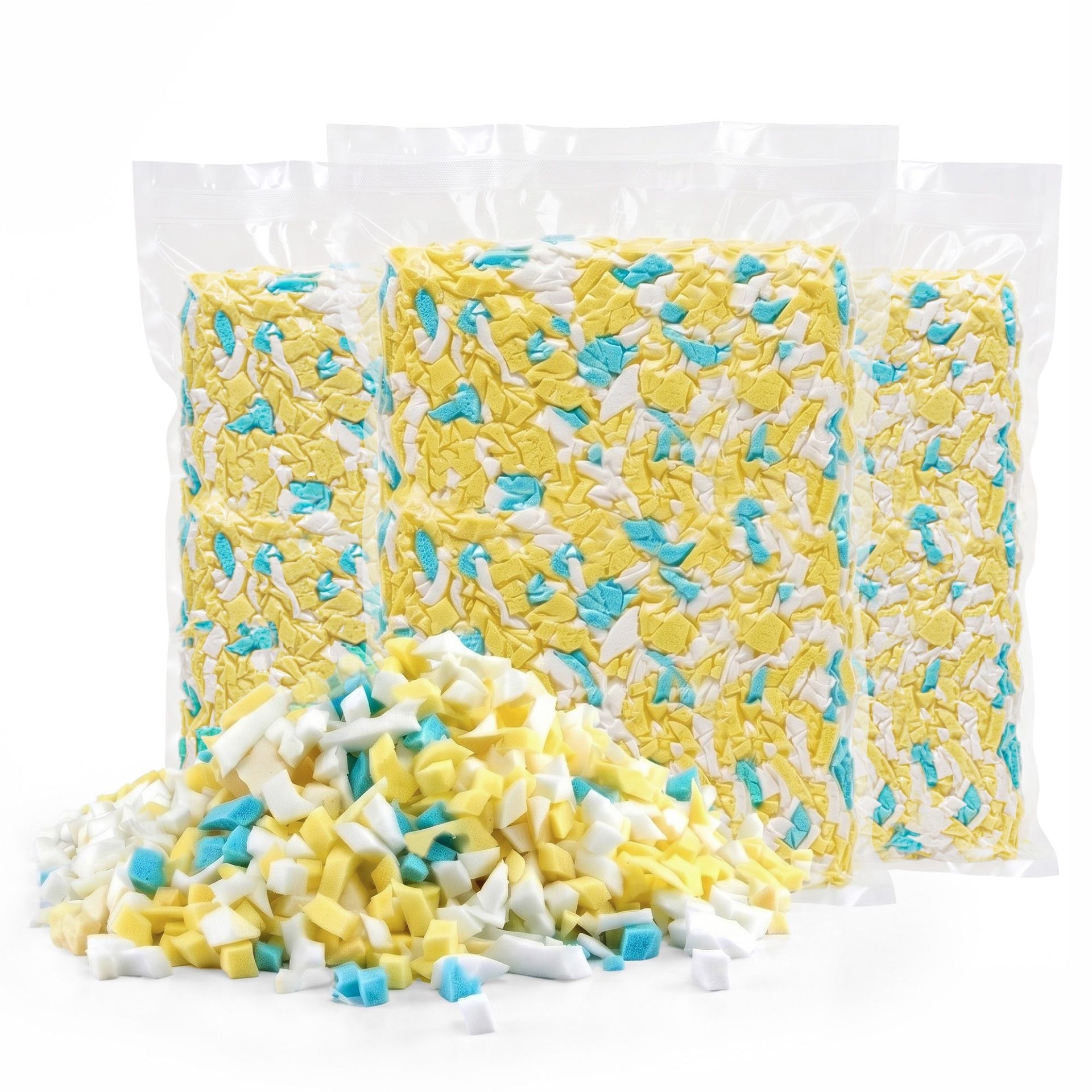 Artiss 15lbs (6.6KG) Bean Bag Filler Shredded Memory Foam Filling High Density Soft Pillow Stuffing for Bean Bag Chair, Couch Cushion, Dog Bed, Stuffed Animals and Arts Crafts Awezingly