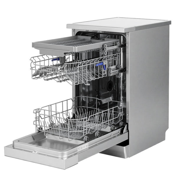 Devanti 10 Place Settings Freestanding Dishwasher Silver Awezingly