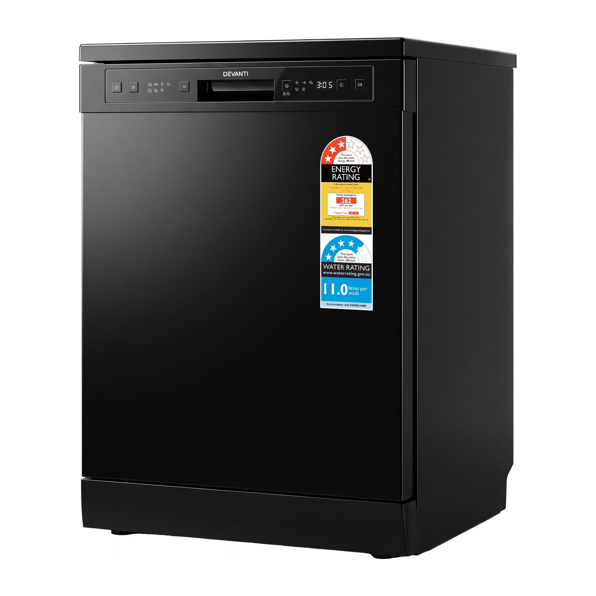 Devanti 12 Place Settings Dishwasher 55cm Freestanding Benchtop Built-In Awezingly