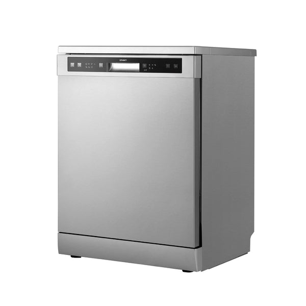Devanti 60cm 14 Place Settings Freestanding Dishwasher Silver Devanti