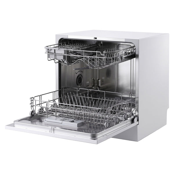 Devanti 8 Place Settings Benchtop Dishwasher White Awezingly