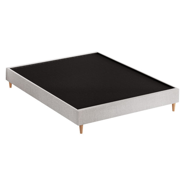 Artiss Bed Frame Queen Size Beige ZORA Artiss