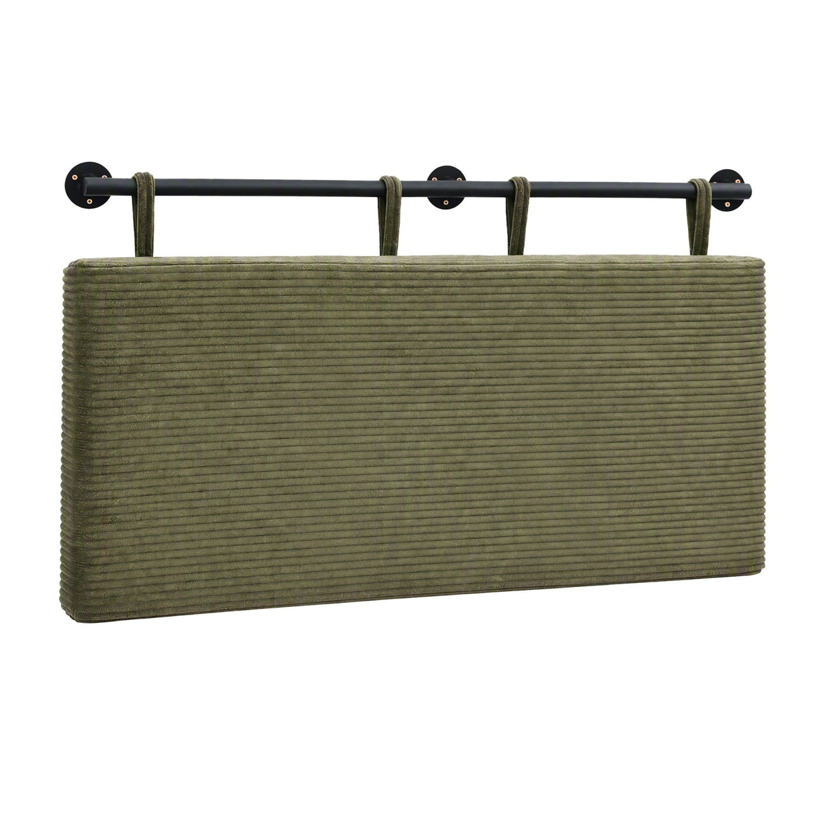 Artiss Wall Mounted Headboard King Single Corduroy Upholstered Hanging Bed Head Awezingly