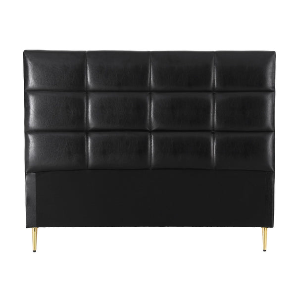 Artiss Bed Headboard Queen Bedhead PU Leather Black Awezingly