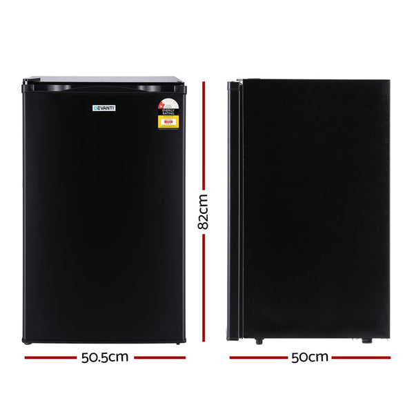 Devanti 110L Bar Fridge Black Devanti