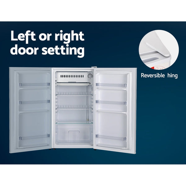 Devanti 95L Bar Fridge White Devanti