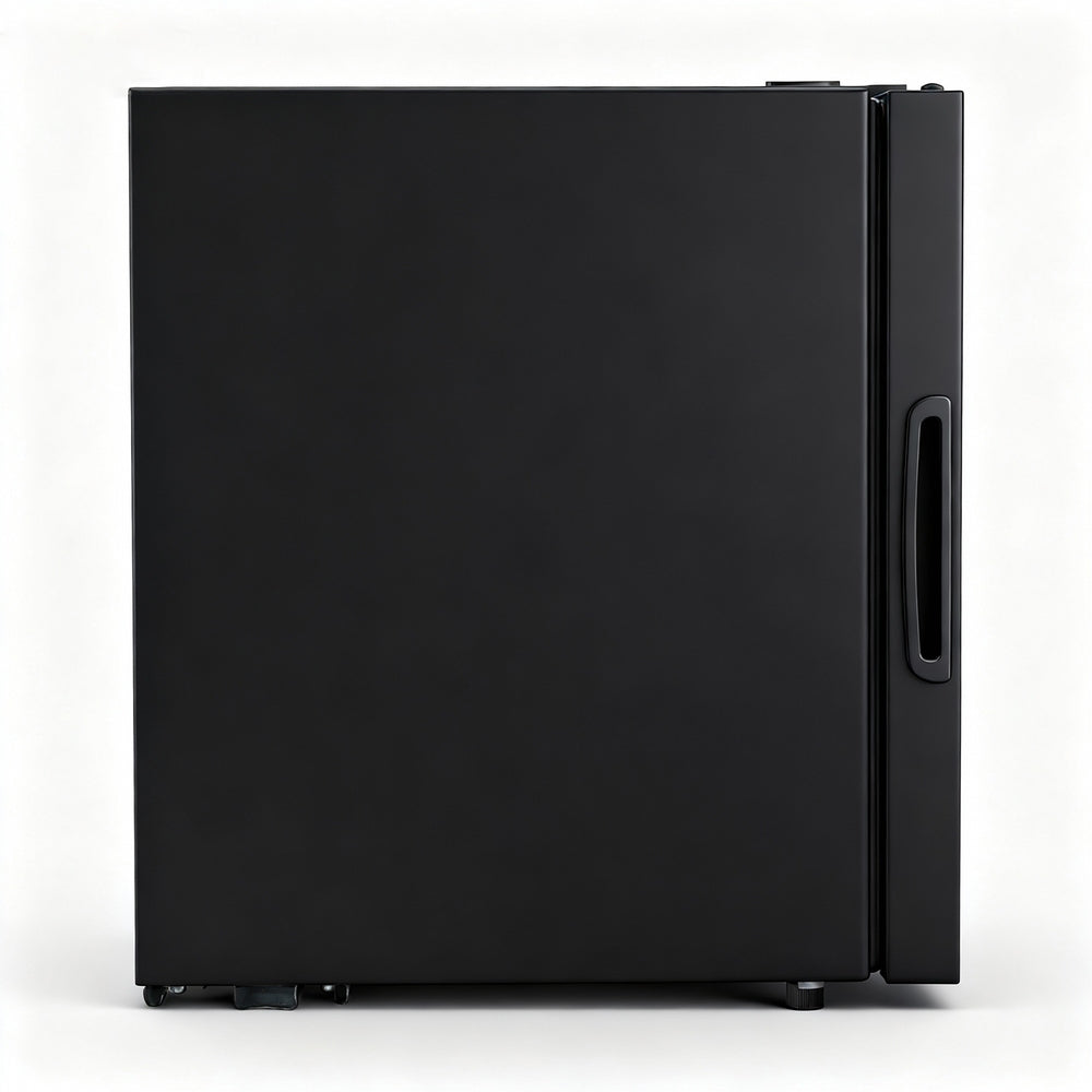 Devanti 40L Bar Fridge Glass Door Mini Fridge Countertop Cooler Black Devanti