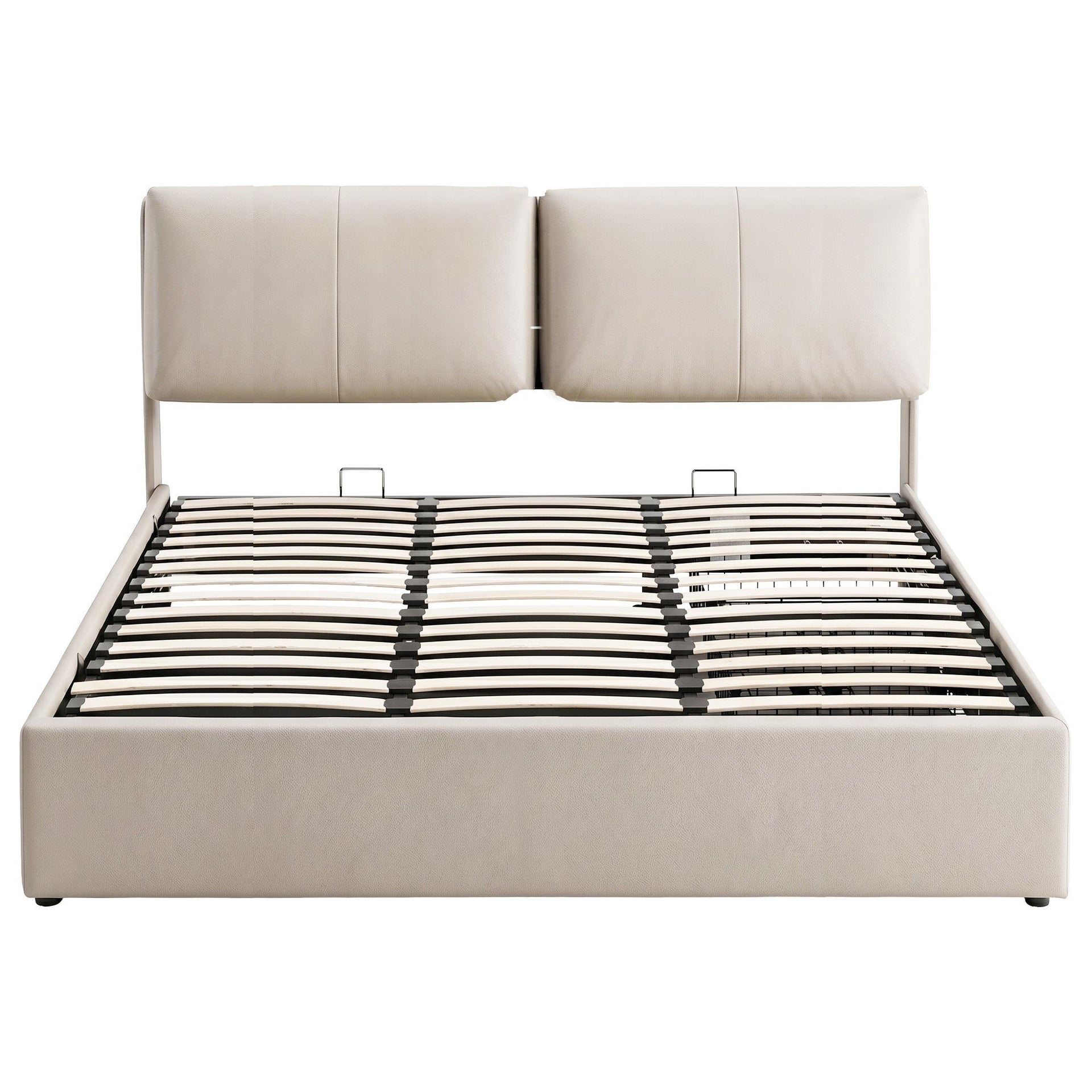 Artiss King Bed Frame Gas Lift Storage 3 Drawers Adjustable Headboard Platform Base Artiss