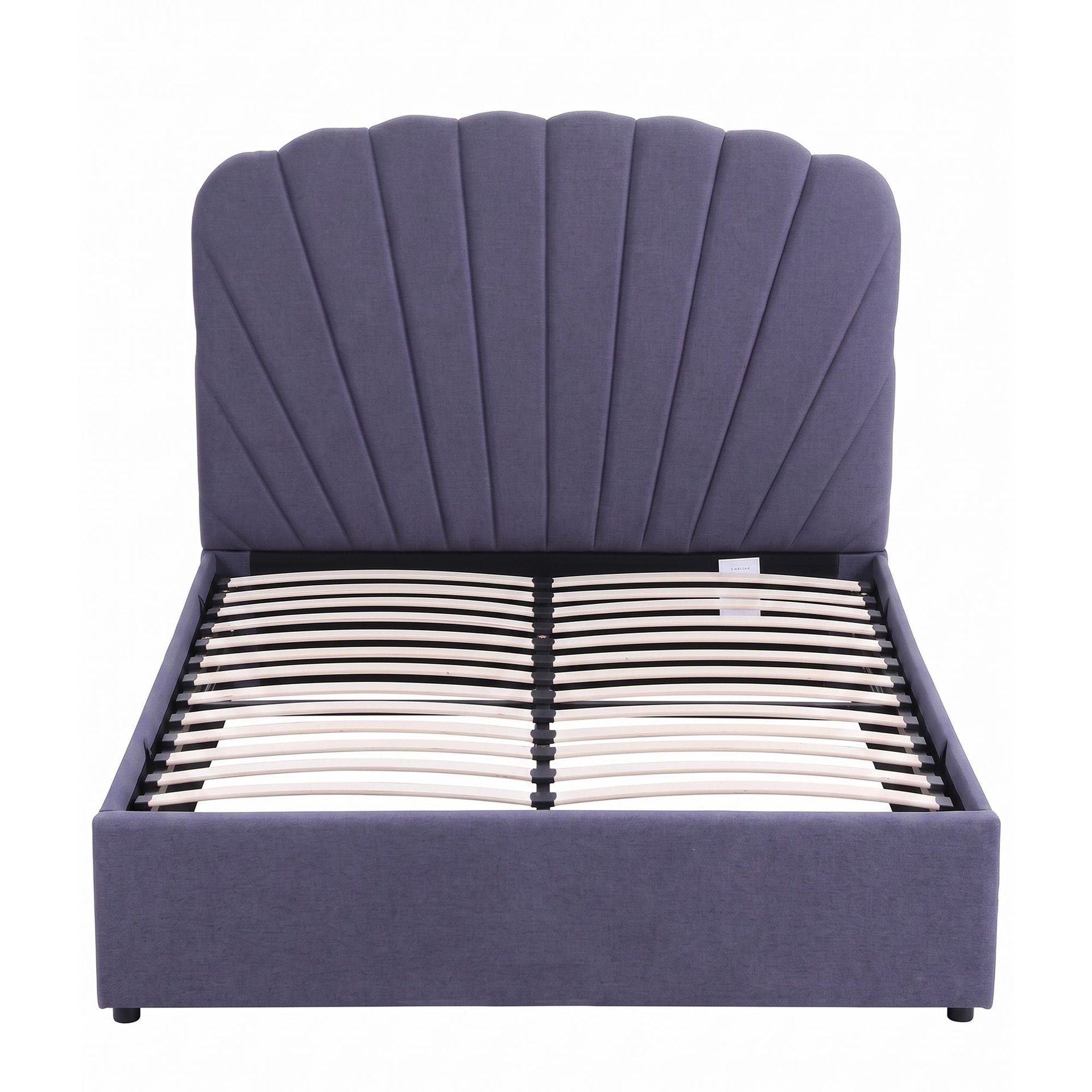 Artiss Double Bed Frame with Lift Up Storage and USB Ports Grey Awezingly