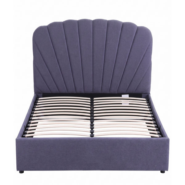 Artiss Double Bed Frame with Lift Up Storage and USB Ports Grey Awezingly