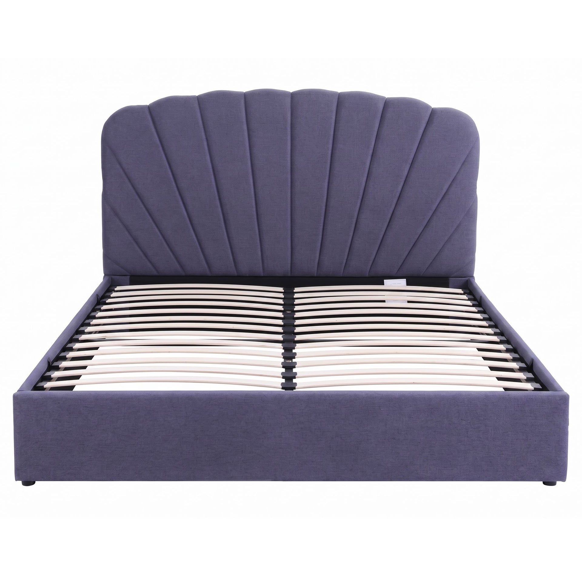 Artiss King Bed Frame with Lift Up Storage and USB Ports Grey Awezingly
