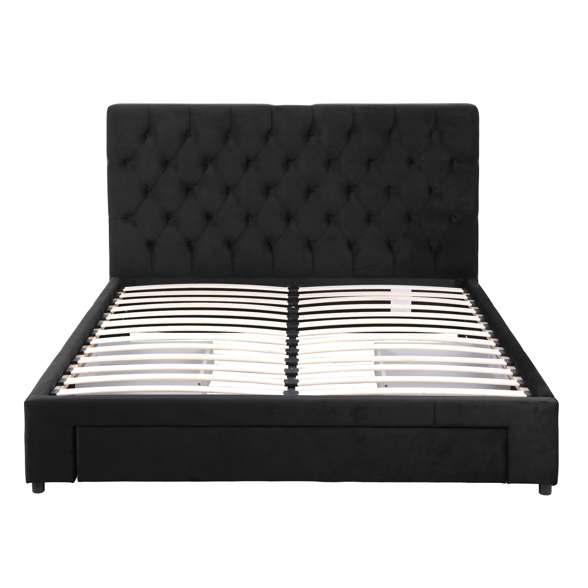Artiss Queen Bed Frame Storage Charging Station Upholstered 3 Drawers USB Type-C Awezingly