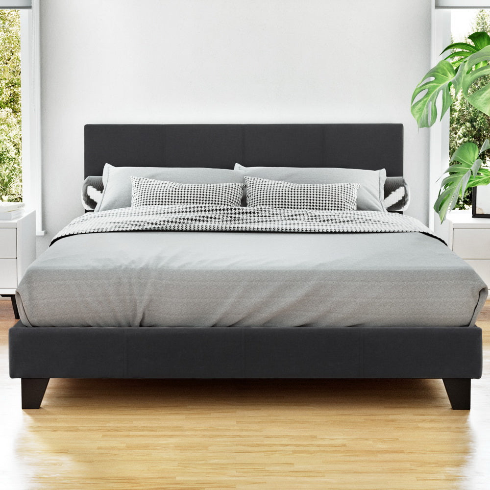 Artiss Bed Frame Double Size Charcoal NEO Artiss