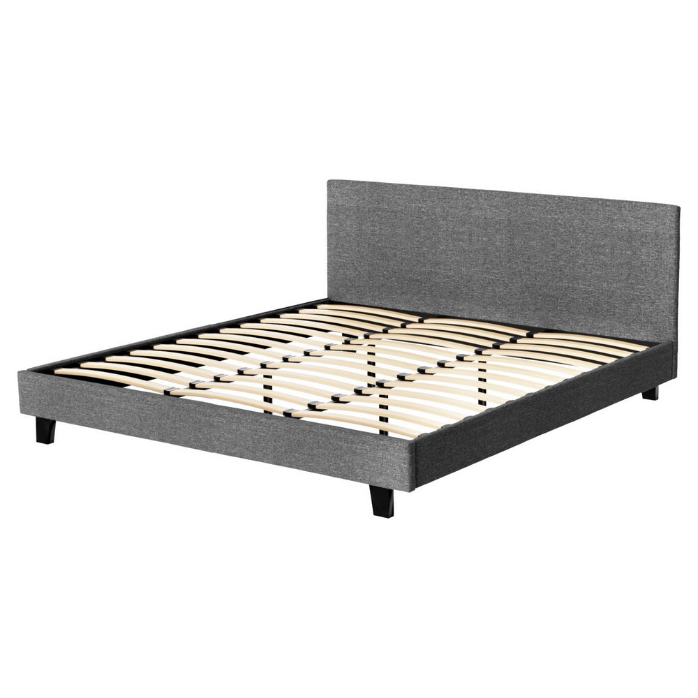 Artiss Bed Frame King Size Grey NEO Artiss