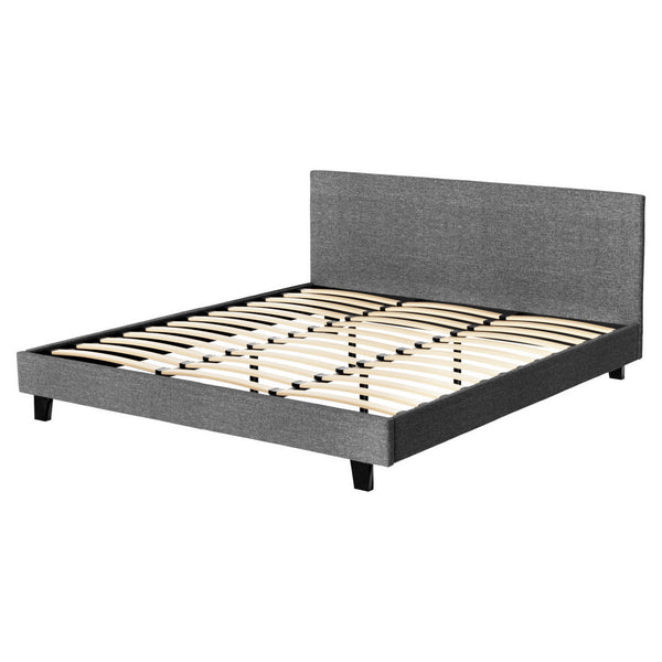 Artiss Bed Frame King Size Grey NEO Artiss