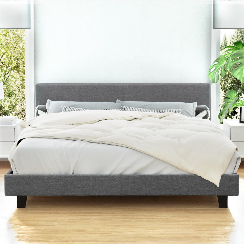 Artiss Bed Frame King Size Grey NEO Artiss
