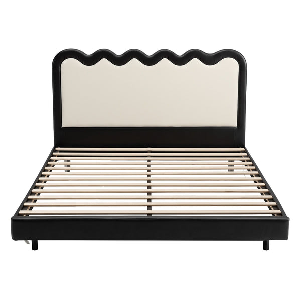 Artiss Queen Bed Frame, Floating Design with RGB LED and USB Charging Awezingly