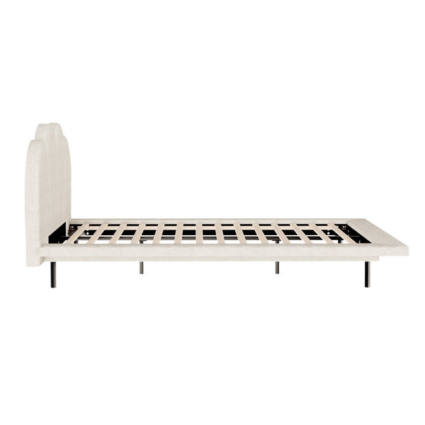 Artiss Bed Frame Queen Size Boucle Beige SASA Artiss