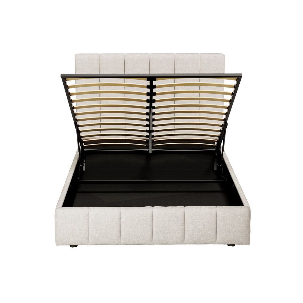 Artiss Bed Frame Double Size Beige TETTE Artiss