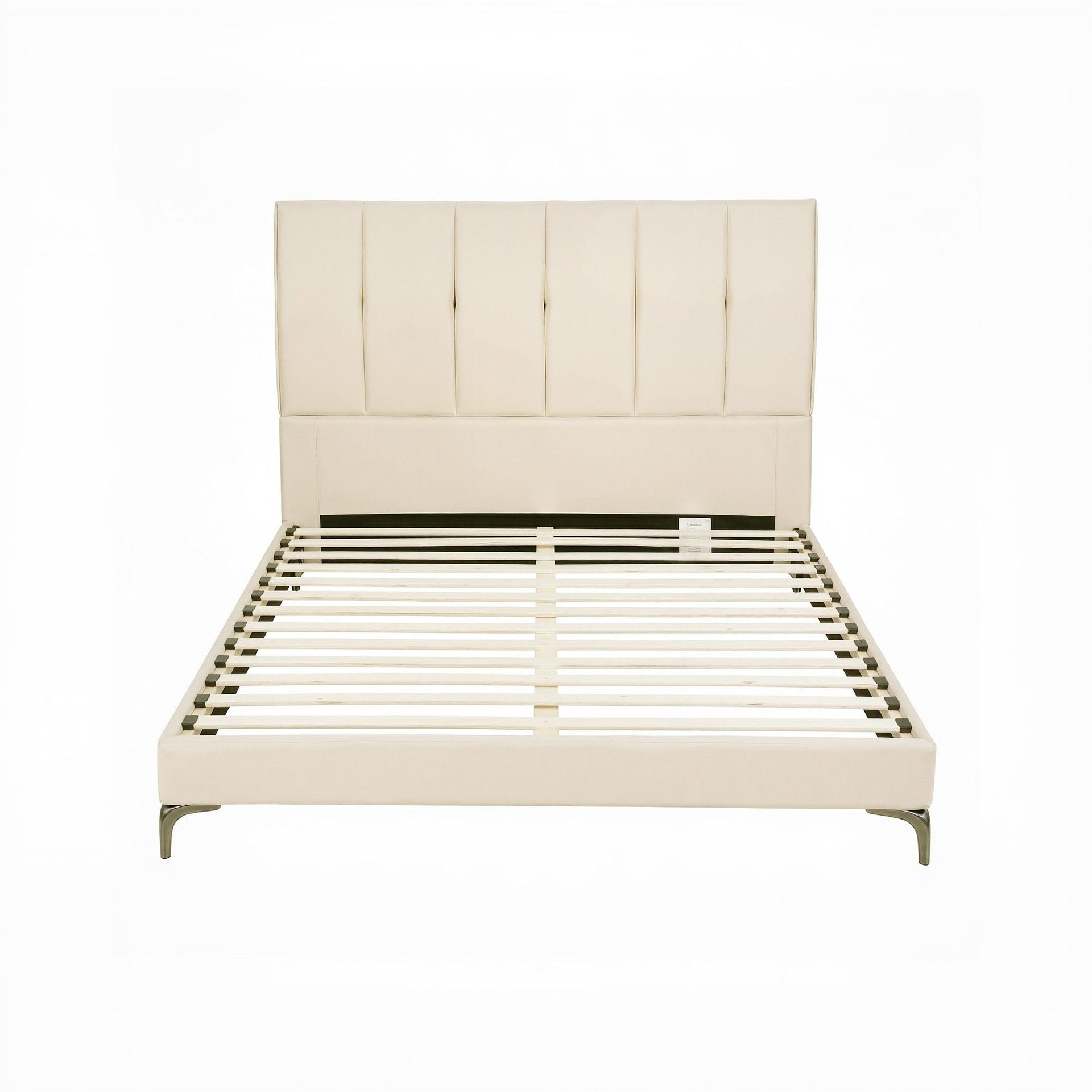 Artiss Queen Bed Frame Upholstered Platform Bed with Tufted Headboard 300kg Support Awezingly