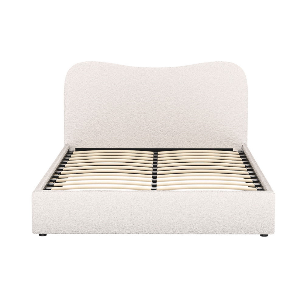 Artiss Bed Frame Double Size Boucle DARA Does Not Apply