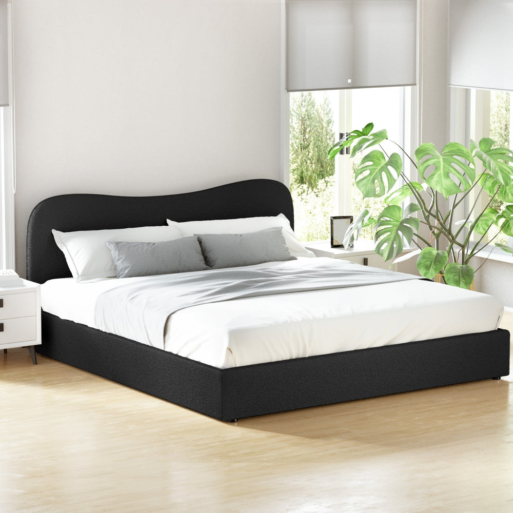 Artiss Bed Frame King Size Boucle DARA Artiss