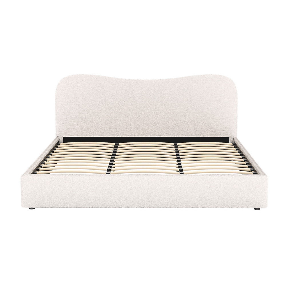 Artiss Bed Frame King Size Boucle DARA Does Not Apply