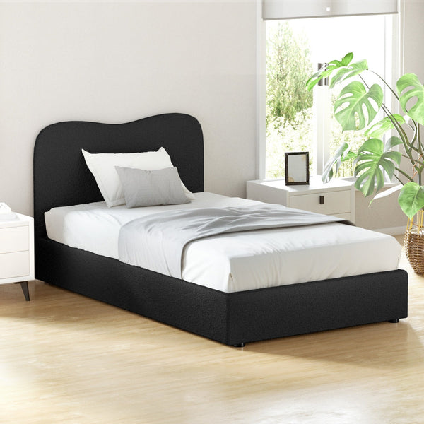 Artiss Bed Frame King Single Size Boucle DARA Artiss