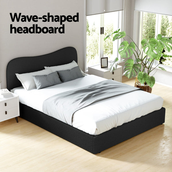 Artiss Bed Frame Queen Size Boucle DARA Artiss