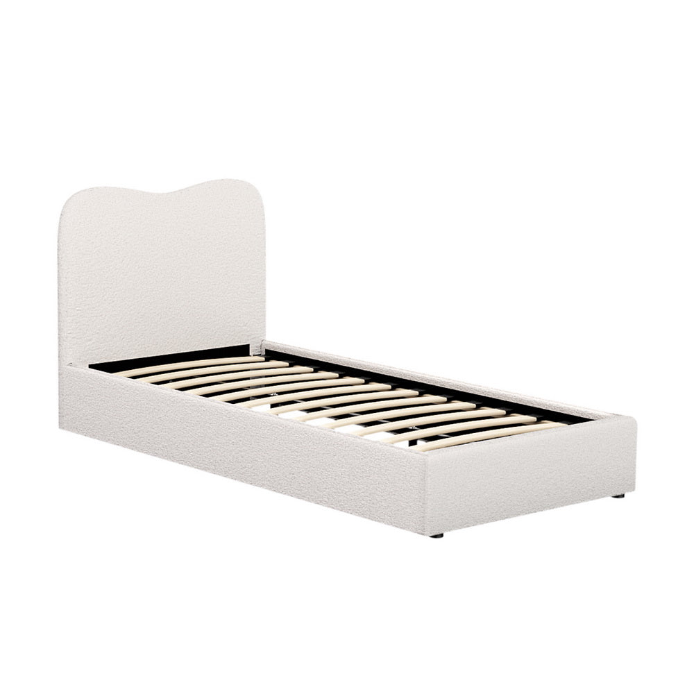 Artiss Bed Frame Single Size Boucle DARA Does Not Apply
