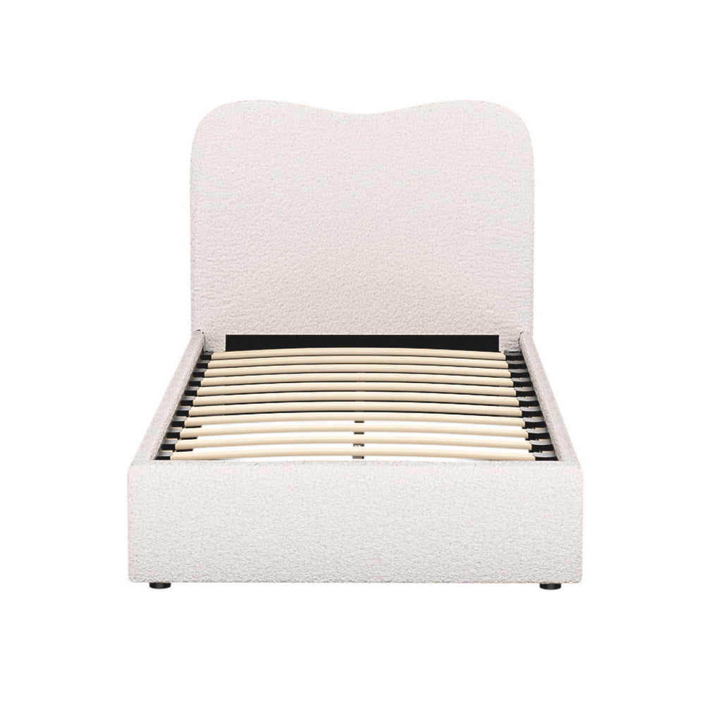 Artiss Bed Frame Single Size Boucle DARA Does Not Apply