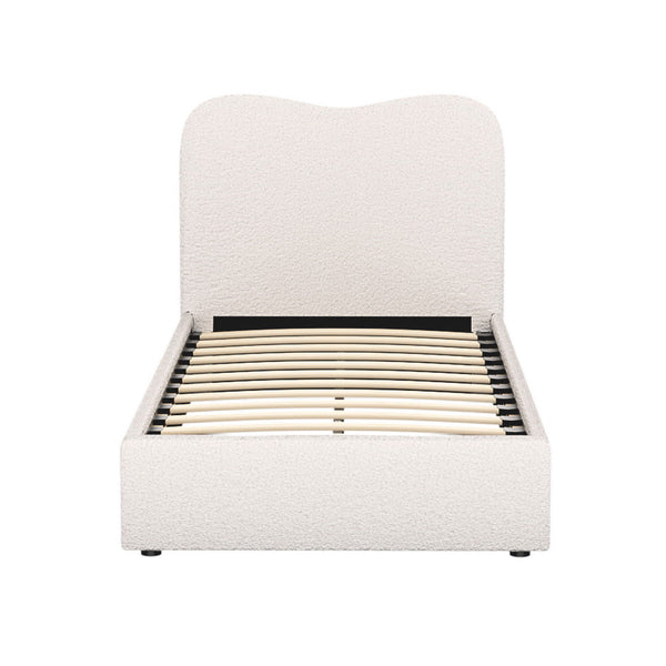 Artiss Bed Frame Single Size Boucle DARA Does Not Apply